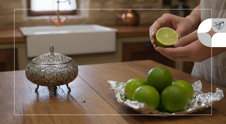 روشهای خانگی و ساده تمیز کردن ظروف نقره