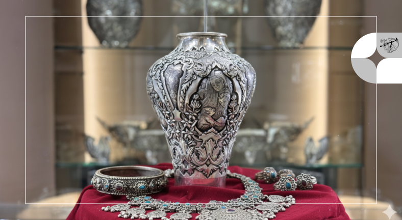 تفاوت نگهداری ظروف نقره و زیورآلات نقره