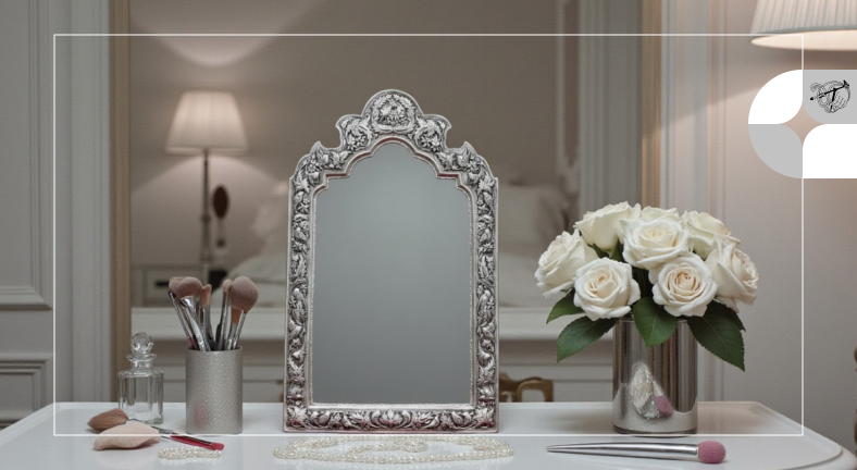 طراحی، ابعاد و جنس آینه و شمعدان نقره باید چطور باشد؟ 