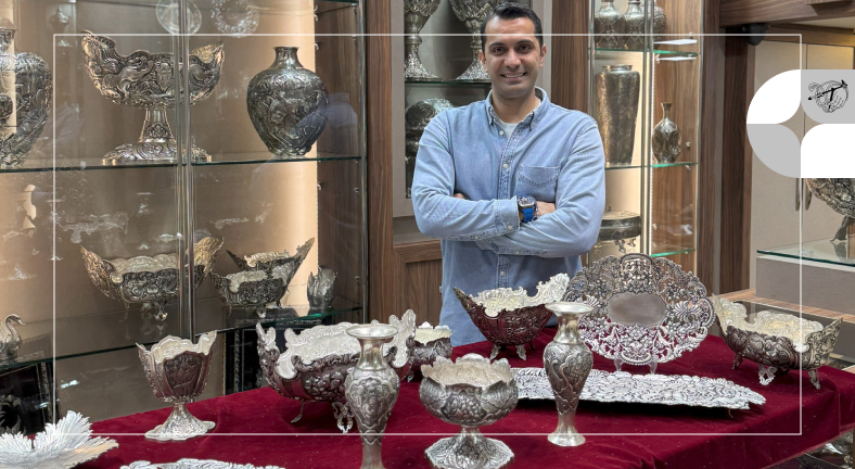 گالری خداداد، مقصدی معتبر برای خرید ظروف نقره اصل در اصفهان