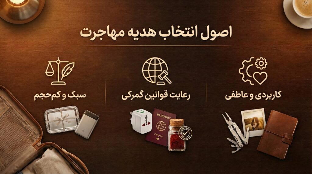 اصول مهم در انتخاب هدیه یادگاری برای مهاجرت