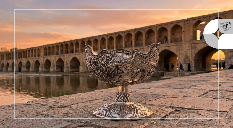 نقش اصفهان به عنوان قطب اصلی قلمزنی نقره در ایران