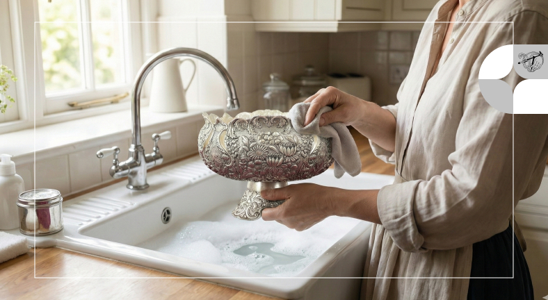 نگهداری از کاسه نقره چگونه است؟