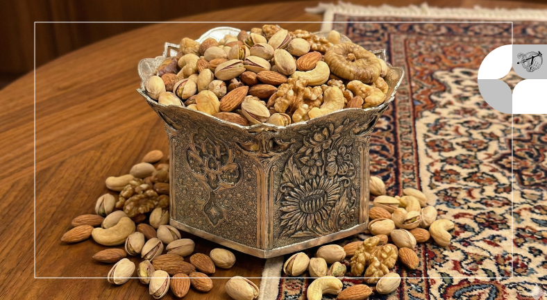 سبک‌های اصلی قلمزنی بر پسته خوری نقره