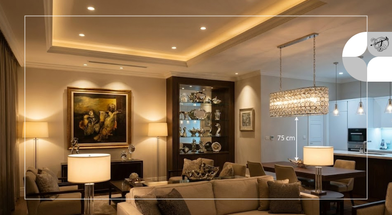 اهمیت نورپردازی خانه در دکوراسیون