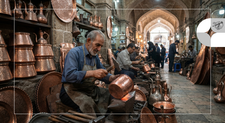 کرمان؛ اصالت، خلوص ورق مس و ریشه تاریخی مسگری